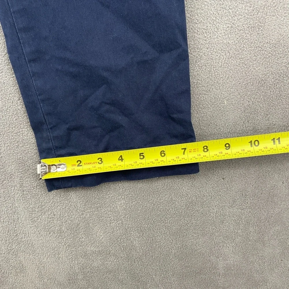 Polo Ralph‎ Lauren Stretch Slim Fit Chino Pants Mens 36 Navy Blue Straight Leg